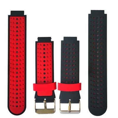 BKUANE Watch Bands For Garmin Forerunner 235 Straps Silicone Bracelet Forerunner 220/230/235/620/630/735XT/235 Lite Replacement (Color : Black Yellow)