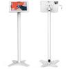 Beelta Tablet Kiosk Floor Stand, All Metal Rotate Lockable - Compatible with 10.9" iPad 10th, Pro 11" 1 2 3 4, Air 4 5, Air 11"(M2/M3), iPad 11"(A16) - BSF301WA view 1