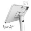 Beelta Tablet Kiosk Floor Stand, All Metal Rotate Lockable - Compatible with 10.9" iPad 10th, Pro 11" 1 2 3 4, Air 4 5, Air 11"(M2/M3), iPad 11"(A16) - BSF301WA view 3