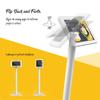Beelta Tablet Kiosk Floor Stand, All Metal Rotate Lockable - Compatible with 10.9" iPad 10th, Pro 11" 1 2 3 4, Air 4 5, Air 11"(M2/M3), iPad 11"(A16) - BSF301WA view 4