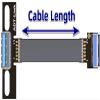 ADTLINK USB 3.0 Type A Male to USB A Female Extension Ribbon Cable Fold 90 FPV Slim Flat Soft Flexible FPC (5cm, S3R-S4A) view 3