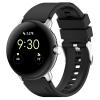 DKEnjoy Watch Band Compatible with Google Pixel Watch Strap, Silicone Replacement Accessories Bracelet Adjustable Wristband (Black) view 2