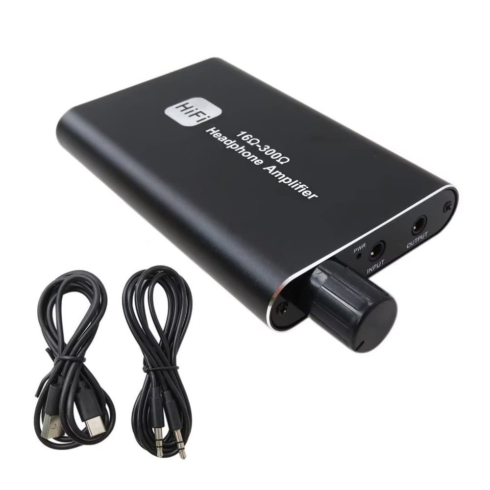 16-300 HiFi Headphone Earphone Amplifier 3.5mm Jack Aux Portable Adjustable Audio Amp for Mobile Phone Music Player