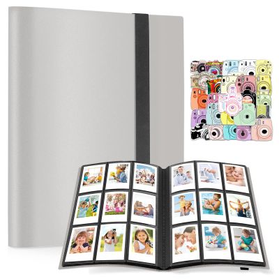 Ablus 432 Pockets Mini Photo Album for Fujifilm Instax Mini Camera, Polaroid Snap, SocialMatic Instant Cameras & Zip Instant Printer (Grey)
