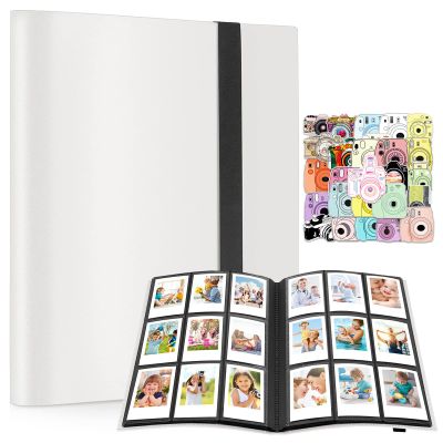 Ablus 432 Pockets Mini Photo Album for Fujifilm Instax Mini Camera, Polaroid Snap, SocialMatic Instant Cameras & Zip Instant Printer (White)