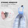 100 PCS Adhesive Cable Clips (Small, White&Black), Upgraded Wall Wire Holder Cord Organizer for Cable Management Under Desk, Light Clips Hooks for LED, Car Dash Cam, USB Cable view 3