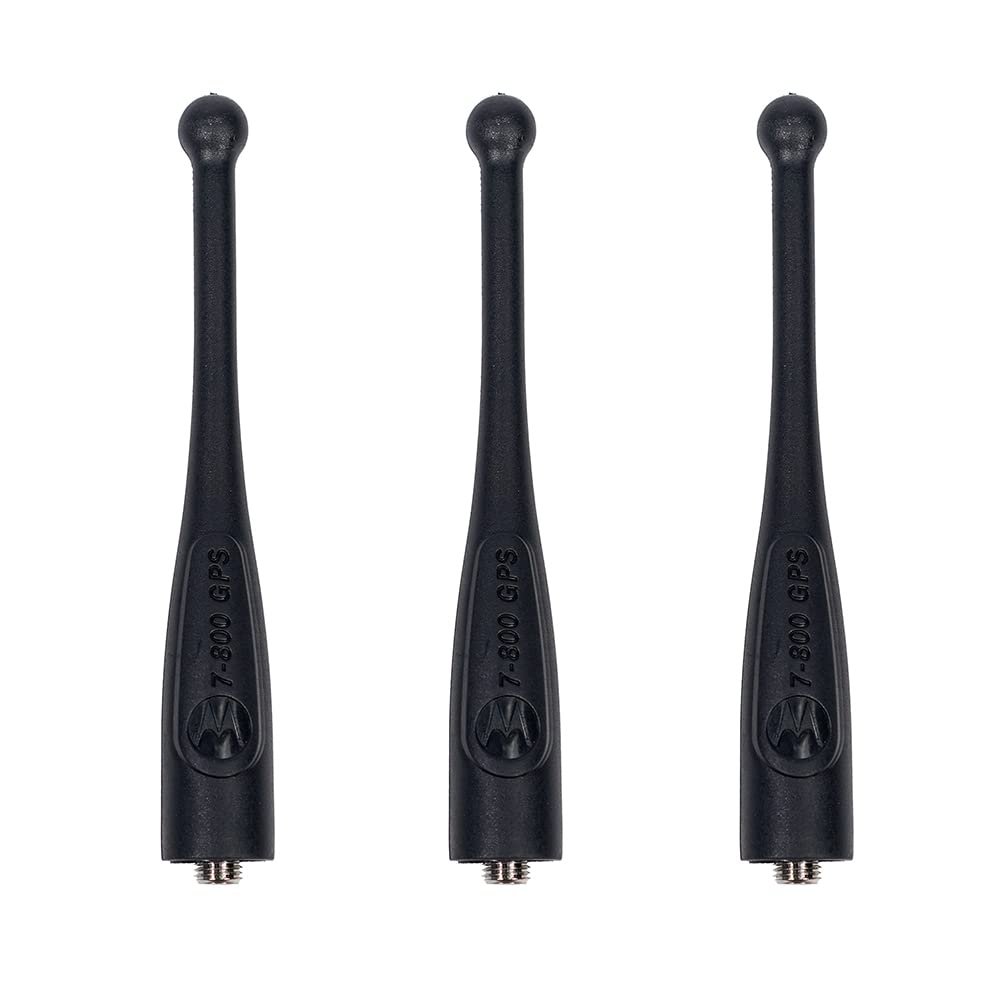 BVMAG NAR6595A Stubby Antenna for Motorola APX 6000 APX 6000XE APX 7000 APX4000 Radio Single Band 7-800 with GPS 3Pack