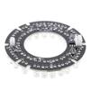 jojomis 42 LEDs 850nm IR Infrared Board Round Plate 90 Degrees for view 2