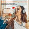 UMUTOO AM FM Radio Headphones, Personal Portable Radio Headset am/fm Digital with Best Reception for Jogging, Mowing, Cycling, Meeting, Powered by 2 AA Batteries (Not Included) view 2