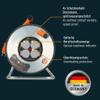 Brennenstuhl ProfessionalLine SteelCore SC 3100 IP44 Cable Reel (33 m, Drum Body Made of Sheet Steel, Construction Site Use and Continuous Outdoor Use, BGI 608, Made in Germany) view 2