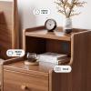 Bedside Tables with 2 Drawers, Modern Nightstand Set of 2 for Bedroom,Side Table with Storage for Living Room, Sofa Cabinet for Living Room, Bedroom, Office view 3