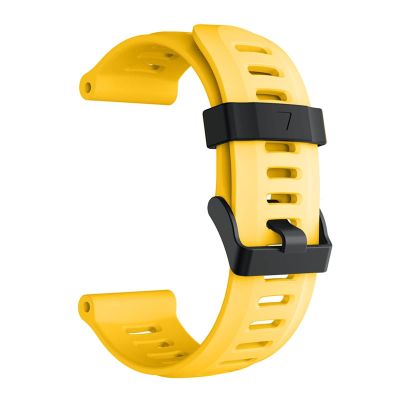 CEKGDB Fashion Replacement Silicone Watchbands Strap For Garmin Fenix 5X / Fenix 3 Watch With Tools Accessories (Color : Yellow, Size : Fenix 5Xm)