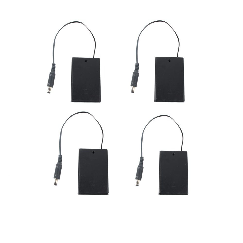 Industrial DC socket Laser module DC battery holder box Removable battery holder box Can be connected to a power supply (excluding battery)(DC battery holder-4pack)
