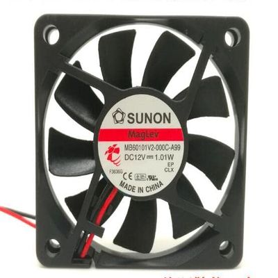 Zyvpee 6cm MB60101V2-000C-A99 12V 60mm 1.01W 2Wire Cooling Fan 60x60x10mm