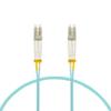 Cable Central LLC (100 Pack 3m LC/UPC LC/UPC OM4 Multimoide Duplex OFNR 2.0mm Aqua Fiber Optic Patch Cable - 9.8 Feet view 3