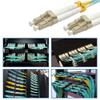 Cable Central LLC (100 Pack 4m LC/UPC-LC/UPC OM3 Multimode Duplex OFNR 2.0mm Aqua Fiber Optic Patch Cable - 13.12 Feet view 2