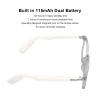 BT5.3 Glasses, Smart Audio Glasses, IP67 Stereo Blue Light Blocking Open Ear Speaker Glasses with Touch Control Hands Calling Replaceable Frame for Driving view 4