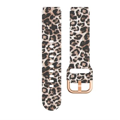 CYSUE 18mm Silicone Printing Watchband Strap For Garmin Vivoactive 4S/Vivomove 3S/Venu 2S Smart Watch Bracelet Wrist Band Sport (Color : O, Size : 22mm)