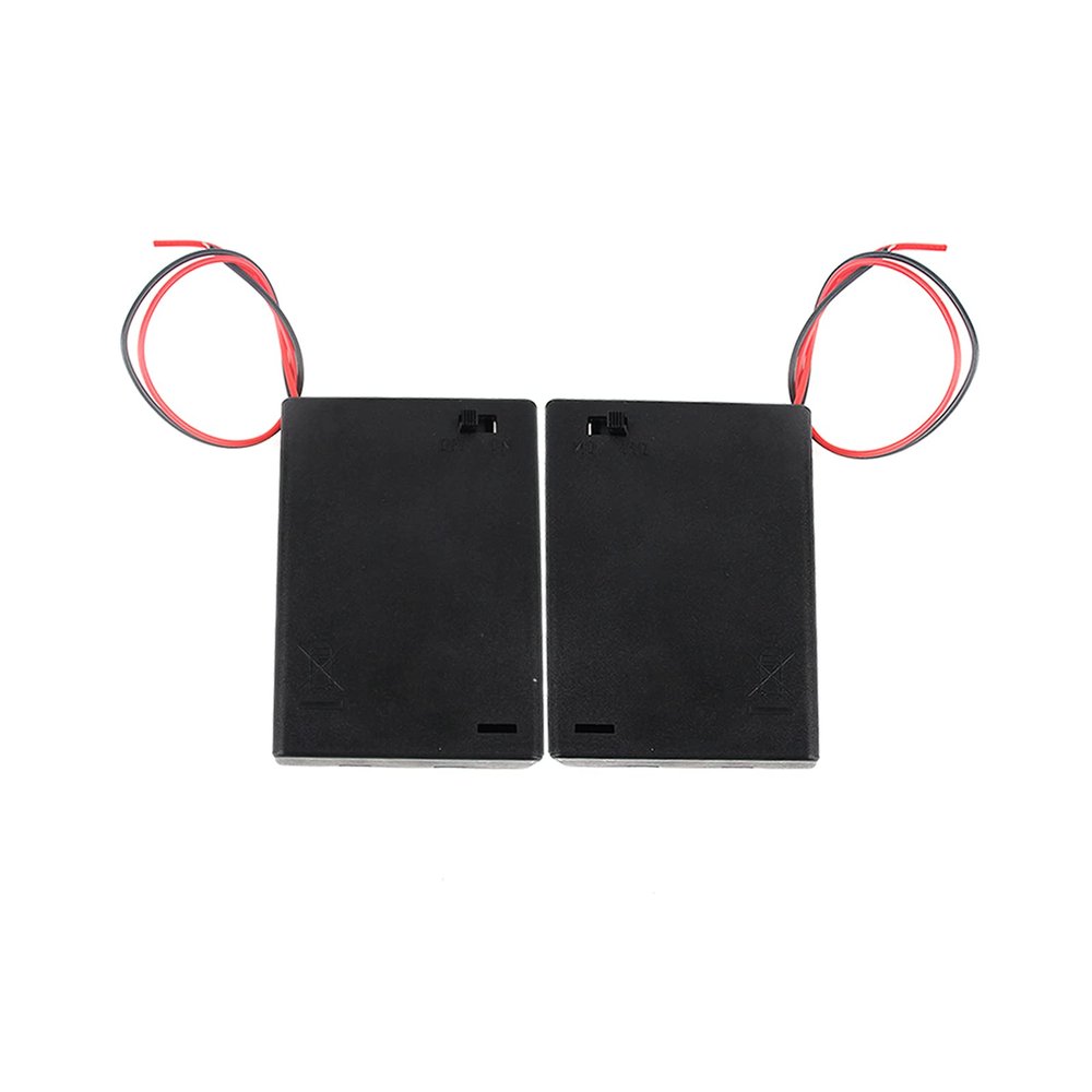 AAA Laser module battery holder with wire The battery holder box can be moved (batteries not included) (Battery holder-2pack)