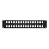 Cable Central LLC (100 Pack 2U 19" 32port Blank Panel for Keystone Jack