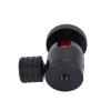Mini Tripod Ball Head, with 1/4 Inch Screw and Hot Shoe Mount Adapter, Aluminum Alloy Monopod Ball Head, Angle Adjustment, for DSLR Camera Ring Light (red Ball) view 2
