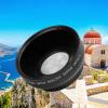 43MM 0.45X Wide Angle Lens, with Macro Photographic Effect, Alloy and Optical Glass, for 43MM Filter Aperture Camera Lenses, Multilayer Coating Design, Lightweight and Compact view 1