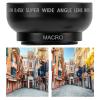43MM 0.45X Wide Angle Lens, with Macro Photographic Effect, Alloy and Optical Glass, for 43MM Filter Aperture Camera Lenses, Multilayer Coating Design, Lightweight and Compact view 2
