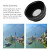 43MM 0.45X Wide Angle Lens, with Macro Photographic Effect, Alloy and Optical Glass, for 43MM Filter Aperture Camera Lenses, Multilayer Coating Design, Lightweight and Compact view 3