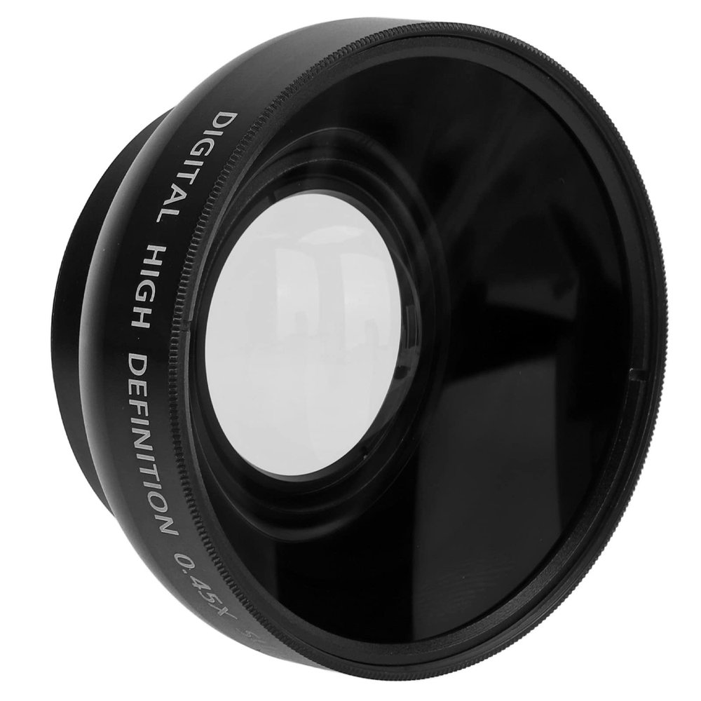 46MM 0.45X Wide Angle Lens, with Macro Photography, Enhanced Magnification, Alloy and Optical Glass, Camera Lens for 46MM Filter Aperture