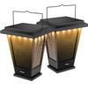 pohopa Bluetooth Speakers Waterproof, Solar Powered 2 Packs True Wireless Stereo Sound 20W Dual Pairing Lantern Indoor Outdoor Speakers with 20 Piece LED Lights, Richer Bass, Black view 1