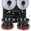 1 Pair Nab Hub Adapters, Opener Universal Loading Device for Studer, for Akai, for Teac, for Reel to Reel Tape Recorders, Polished Aluminium Nab Hub Device (Grey) view 1