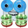 1 Pair Nab Hub Adapters, 10 Inch Opener Universal Loading Device for Studer, for Akai, for Teac, for Reel to Reel Tape Recorders, Polished Aluminium Nab Hub Device (Green) view 2