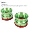 1 Pair Nab Hub Adapters, 10 Inch Opener Universal Loading Device for Studer, for Akai, for Teac, for Reel to Reel Tape Recorders, Polished Aluminium Nab Hub Device (Green) view 4