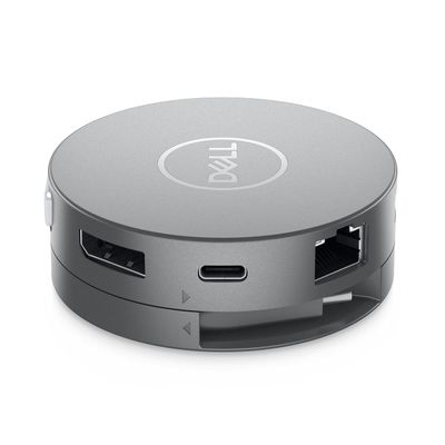 Dell Docking Station DA310, Wired, DA310, Wired, USB 3.2 Gen 2, 0470-AEUP, 832585 (DA310, Wired, USB 3.2 Gen 2 (3.1 Gen 2) Type-C, 10,100,1000 Mbit/s, Silver, 3840 x 2160 Pixels, 1920 x 1080)