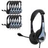 Avid Products AE-36 Headset in White with Adjustable Boom Microphone for School, Classroom, Education, Testing and Assessment (50 Pack) view 1