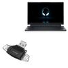 BoxWave Smart Gadget Compatible with Alienware X15 R2 Gaming Laptop (15.6 in) - AllReader SD Card Reader, microSD Card Reader SD Compact USB - Jet Black view 1