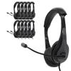 Avid Products AE-39 USB Headset in Gray with Adjustable Boom Microphone for School, Classroom, Education, Testing and Assessment (50 Pack) view 1