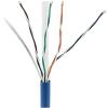 ADI PRO 0E-CAT6PBLP CAT6+ Plenum Cable, Blue Jacket; 23 AWG Solid Bare Annealed Copper; 1000 feet Reel in Box; Unshielded; UTP; 25 pounds Max Pulling Force; Tested to 550 MHz view 1