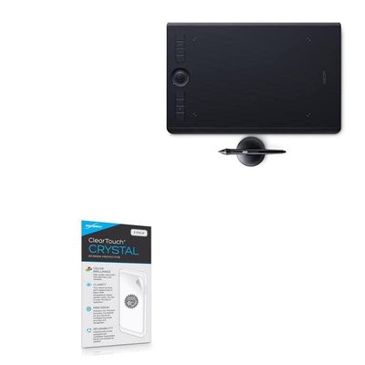 BoxWave Screen Protector Compatible with Wacom Intuos Pro M (PTH-660) - ClearTouch Crystal (2-Pack), HD Film Skin - Shields from Scratches