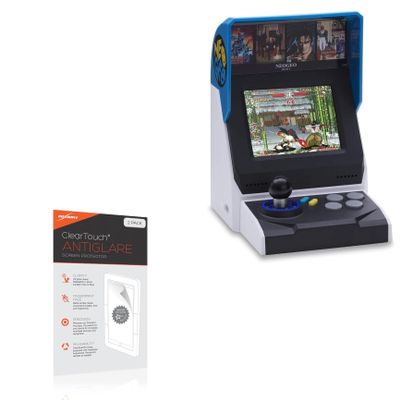 BoxWave Screen Protector Compatible with Neo-Geo Mini Arcade International Version - ClearTouch Anti-Glare (2-Pack), Anti-Fingerprint Matte Film Skin