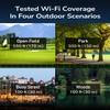 Cudy Unlocked Outdoor 4G LTE Cat 4 Modem Router with SIM Card Slot, N300 WiFi, EC25, IP65, Detachable Cellular Antennas, Passive PoE Adapter Included, Pole or wall mounting, VPN, LT400 Outdoor view 4