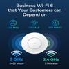 Cudy AX3000 2.5G WiFi 6 Wireless Access Point, 2.5Gbps RJ45, Business WiFi Solution, Mesh Support, Seamless Roaming & MU-MIMO, PoE or DC Powered, AP3000 view 3