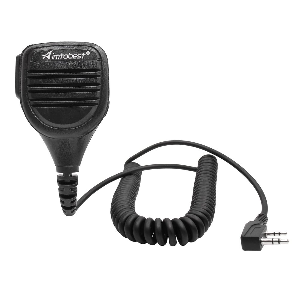 Aimtobest KMC-21 KMC-45 KMC-45D Speaker Microphone Compatible for NX220 NX320 NX-340 NX-3220 NX-3320 TK-260G TK-270G TK-2312 TK-2360 TK-3360 TYT MD-380 MD-390 UV-5RM H-777 RT21 RT22 RT68 Radio