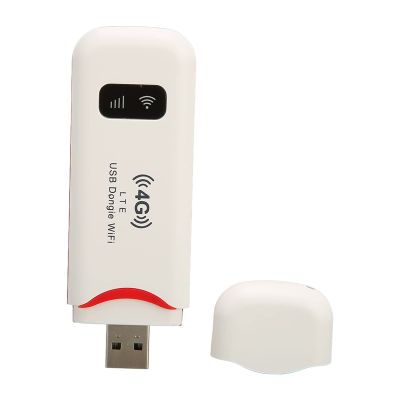 4G LTE USB Modem, Portable Router Mobile Internet Devices for Home Travel Office, Mobile Hotspot Network Router with SIM Card Slot, Support 10 Devices