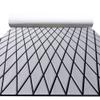 FOCEAN Boat Flooring EVA Foam Boat Decking Marine Mat Non-Slip Self-Adhesive Flooring Sheet for Motorboat Kayak Surfboard Garden Swimming Pools, 75''x 28'', Grey with Black Lines view 1