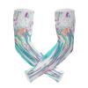 Dussdil Blue Purple Orange Ink Marbling Gardening Arm Sleeves Farm UV Sun Protection Cooling Arm Sleeves for Garden Women Men with Thumb Hole view 2