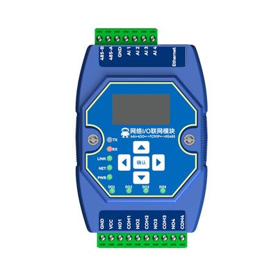4AI+4DO ModBus Gateway for PLC ME31-XAAX0440 RS485 Ethernet I/O Networking Module Data Switch DC8-28V Rail Installation