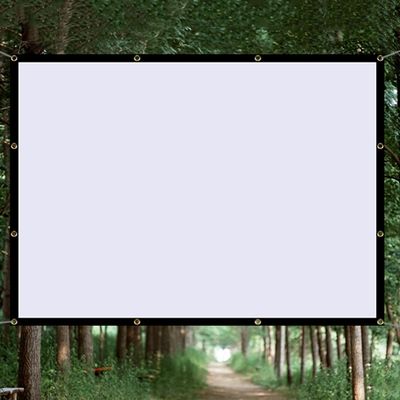 KADEUX 200 Inch Projection Screen Foldable Outdoor Movie Screen Anti-Crease Projector Screen Portable Double Sided Projection Screen 60/72/84/100/120/150/180/200in (Color : 16:9, Size : 200inch)