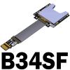 ADT-Link Micro SD to SD Card Extension Cable Adapter Flexible Extender MicroSD to SD/SDHC/SDXC Card Extension Adapter UHS-III (30cm, B34SF) view 2