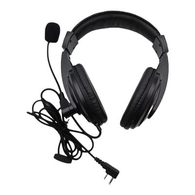 SHIQUN Two Way Radio BF-F8HP Overhead Headsets 2-pin K Plug with Boom Mic Noise Cancelling Over Ear Headphones for Gym VOX-PTT On-Ear UV-5R UV-82 Walkie Talkie Accessories